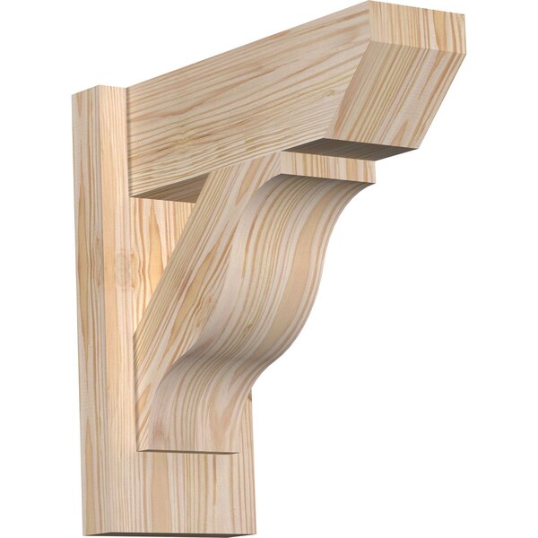 Ekena Millwork Funston Slat Smooth Outlooker, Douglas Fir, 5 1/2"W x 14"D x 14"H OUT06X14X14FST06SDF - main